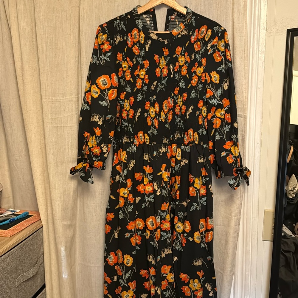 Whistles 100% cotton midi dress - Picture 7 of 10